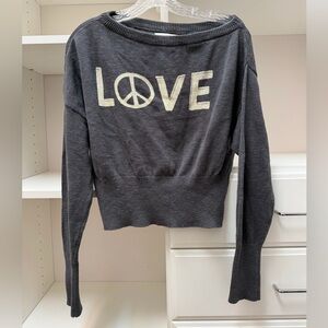 Spiritual Gangster Beloved Devon Off Shoulder Sweater Women’s Size XS